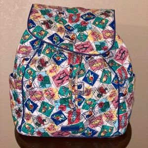 Vera Bradley Cuban Stamps Backpack